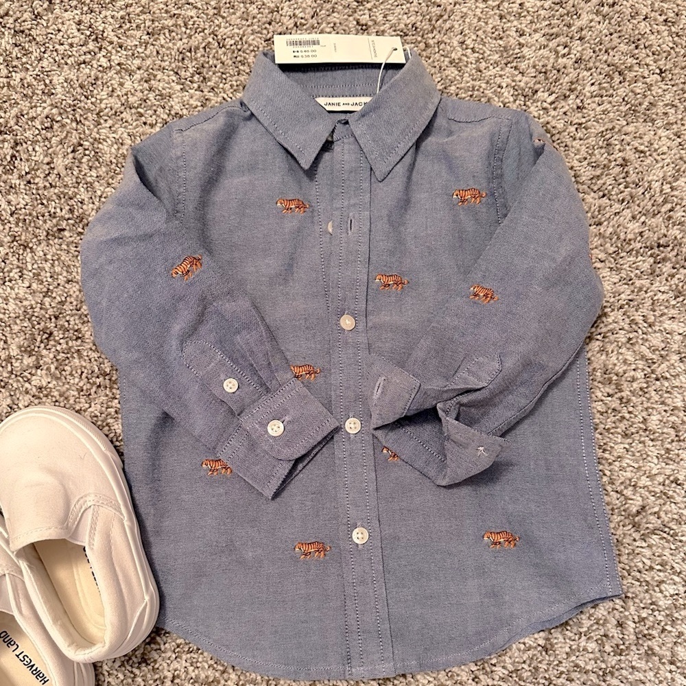 Janie & Jack Button Up Shirt